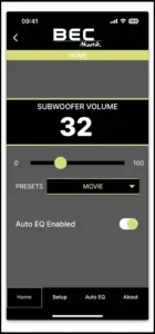 subwoofer-volume